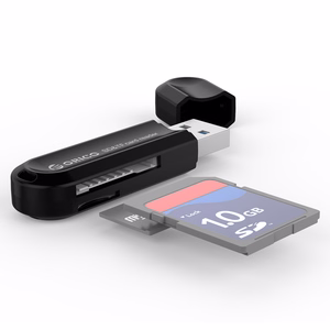 Orico CRS21 USB 3.0 SD- ja microSD-muistikortinlukija, musta