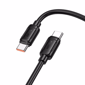 Kaapeli USB-C - USB-C Hoco PD 5A 240W 1 m X115 musta