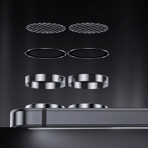 Benks Karkaistu lasi Glass Warrior Lens Protector kameran linssi Samsung Galaxy Z Flip 7:lle (2 linssiä) läpinäkyvä