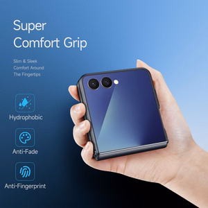 Musta DUX DUCIS AIMO suojakuori SAMSUNG Z Flip 7 -puhelimelle