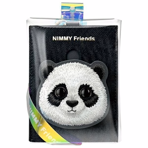 NIMMY korttilompakko BIG EYED PET 2.0 Panda musta