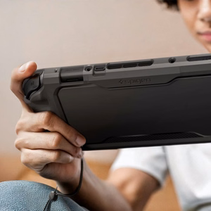 Spigen Rugged Armor Suojakuori Nintendo Switch 2:lle - Matta musta