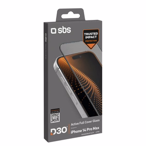 SBS D3O Karkaistu lasi kehyksellä iPhone 14 Pro Max:lle