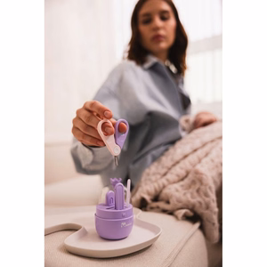 Momini Lilac Purple vauvan kynsienhoitosetti