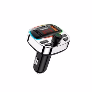Dudao R2PRO+ Lähetin PD25W Bluetooth 5.3 RGB latausporteilla - musta ja hopeinen