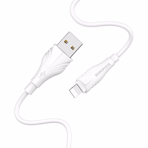 Borofone Kaapeli BX18 Optimal - USB - Lightning - 2A 1 metri valkoinen
