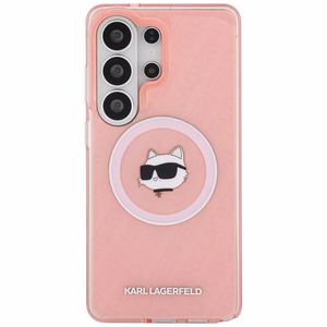 Karl Lagerfeld IML Repeated Choupette MagSafe Case for Samsung Galaxy S26 Ultra - Pink