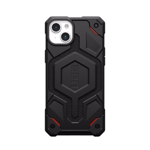 UAG Monarch suojakuori iPhone 15 Plus:lle - musta kevlar