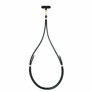 3mk EasyClip Elite puhelimen kaulahihna, Evergreen (kultaiset osat)