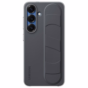 Samsung Standing Grip Suojakuori EF-GS931CBEGWW Silikoninen Suojakuori pidikkeellä / jalustalla Samsung Galaxy S25:lle - musta