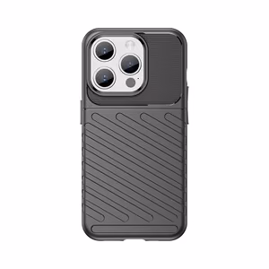 Panssaroitu iPhone 15 Pro Thunder Suojakuori - musta