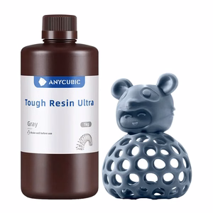 ANYCUBIC Tough Resin Ultra -hartsi, harmaa
