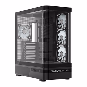 MODECOM Volcano AQ200 ARGB Midi musta
