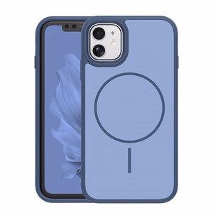 Frame Thin Mag Suojakuori iPhone 11:lle tummansininen