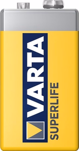 VARTA 9V Superlife sinkkiparisto, 1 kpl