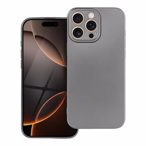 Metallinen Suojakuori iPhone 16 PRO MAX:lle harmaa