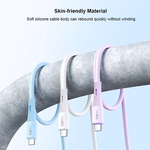 T-PHOX KAAPELI GENTLE USB-C/USB-C 60W MUSTA