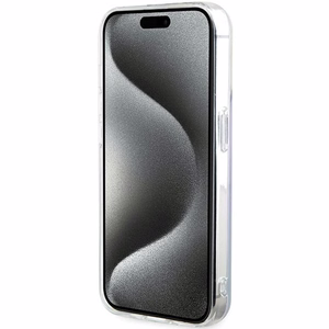 Guess GUHMP15LHITSU iPhone 15 Pro 6.1" Violetti/Violetti Kova Suojakuori IML Iridescent MagSafe
