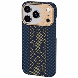 Sininen Benks Magnetic Armor Air Knight kevlar- ja metallikehyksinen suojakuori (C.K.FL.AP.GD.C072) malleihin iPhone 18 Pro / iPhone 17 Pro