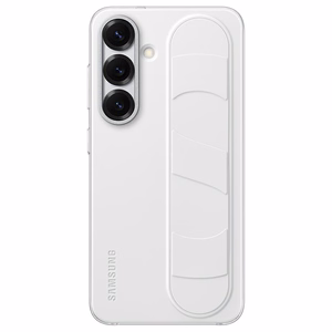 Samsung Standing Grip Case suojakuori, Samsung Galaxy S25, valkoinen