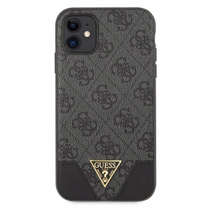 Guess 4G Triangle Collection suojakuori iPhone 11 6.1" / Xr:lle - harmaa