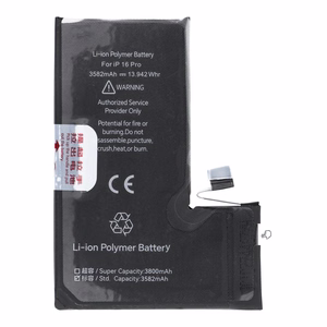 JCID Battery for iPhone 16 Pro (standard capacity)