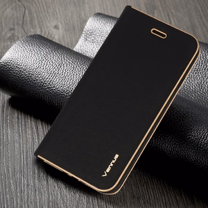 Vennus Book Suojakuori kehyksellä Samsung Galaxy S24 Pluslle musta