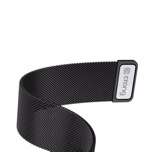 Crong Milano Steel stainless-steel strap for Apple Watch 44 / 45 / 46 / 49 mm, black
