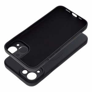 SILICONE MAG COVER puhelinkuori, yhteensopiva MagSafe-tekniikan kanssa, iPhone 14 musta
