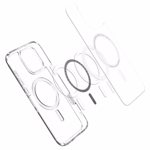 Spigen Ultra Hybrid T Mag MagSafe Suojakuori iPhone 16 Pro Max:lle - valkoinen
