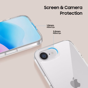 Tech-Protect FlexAir Hybrid suojakuori iPhone 16e / 17e:lle - läpinäkyvä