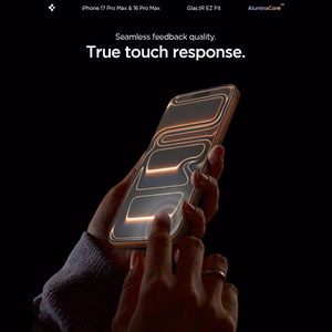 Spigen Glas.tR EZ Fit Karkaistu lasi iPhone 16 Pro Max / 17 Pro Max:lle - 2 kpl
