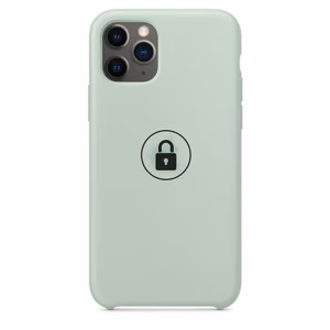 Puhelimen suojakuori Silicone Case iPhone 11 Pro / Beryl / pakkauksessa