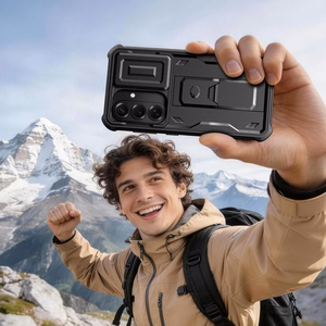 Tech-Protect Kevlar Cam+ Suojakuori Samsung Galaxy S26:lle musta