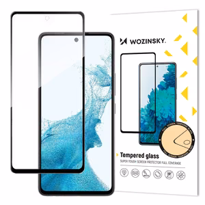 Wozinsky Super Tough Full Glue karkaistu lasi koko näytön kehyksen kanssa asia ystävällinen Samsung Galaxy A53 5G musta musta