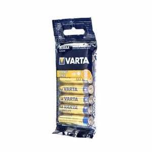 VARTA Longlife AAA (R3/LR03) -alkaliparistot, 8 kpl