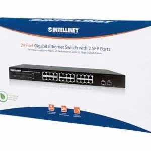 INTELLINET 561044 24-porttinen Gigabit-kytkin