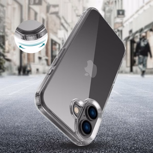 Tech-Protect FlexAir Hybrid Suojakuori iPhone 16:lle - läpinäkyvä