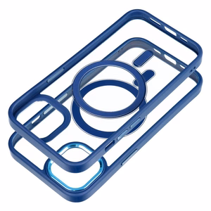 Suojakuori iPhone 13:lle Color Edge Mag Cover yhteensopiva MagSafe sininen