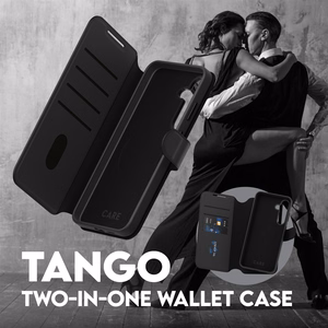 CARE by PanzerGlass Feature Tango 2in1 lompakkokotelo Samsung Galaxy S25+ - musta
