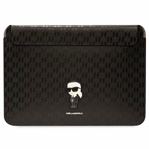 Karl Lagerfeld Saffiano Monogram Ikonik Suojakuori 14 tuuman kannettavalle - musta