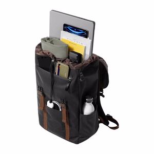 Kannettavan tietokoneen reppu Tomtoc VintPack-TA1,15,6"/22L / 15,6'' (musta)