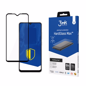 Vahvistettu koko näytön panssarilasi 3mk HardGlass Max musta Samsung Galaxy A32 4G:lle
