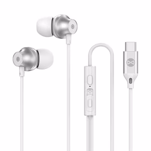 Forever langalliset kuulokkeet EP-02 USB-C, valkoiset