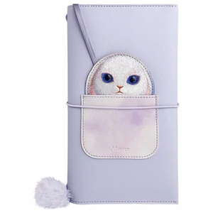 NIMMY setti 2in1 muistikirja + kynä BIG EYED PET 2.0 Kani violetti