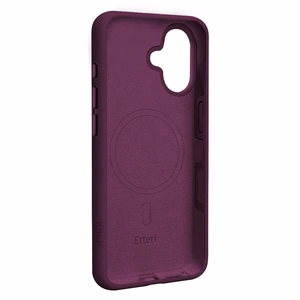 Etteri Silicone Mag -suojakuori iPhone 16 6,1 tuumaa -malleille, tumma kirsikanpunainen
