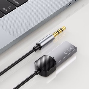 Tech-Protect UltraBoost audio adapter mini jack 3.5mm (male) / Bluetooth - gray