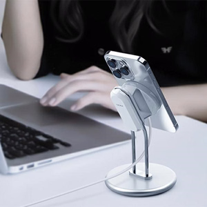 SODI SIM-300 MagSafe puhelinteline - hopeinen