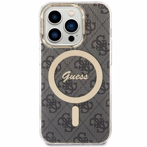 Guess 4G MagSafe suojakuori iPhone 14 Pro:lle - musta