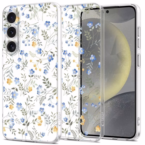 Tech-Protect FlexAir Suojakuori Samsung Galaxy S25:lle - Daisies with Leaves